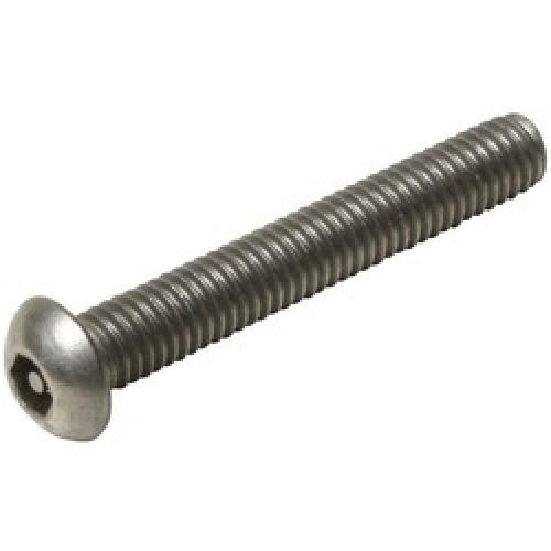 M8  x 50  ST/ST MT SCREWS  *PIN HEX*    BUTTON HD
