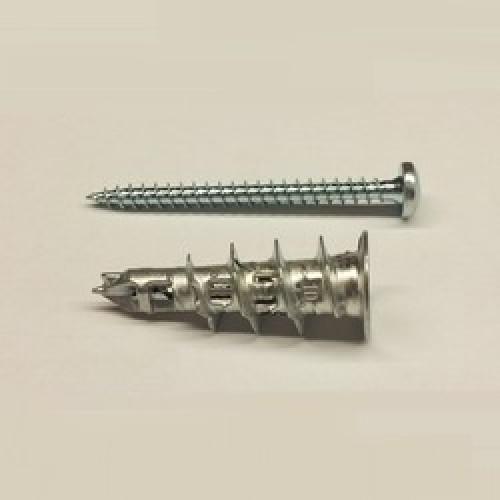 METAL PLASTERBOARD FIXING  c/w 50mm SCREW Ref: JJP30