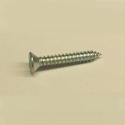 No10 x 1     STEEL BZP SLOT CSK     SELF TAPPERS