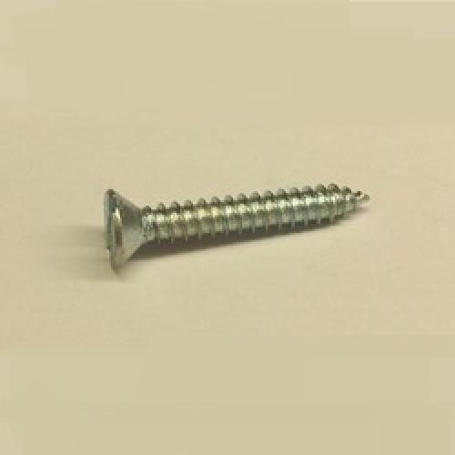 No12 x 1 1/2 STEEL BZP SLOT CSK     SELF TAPPERS