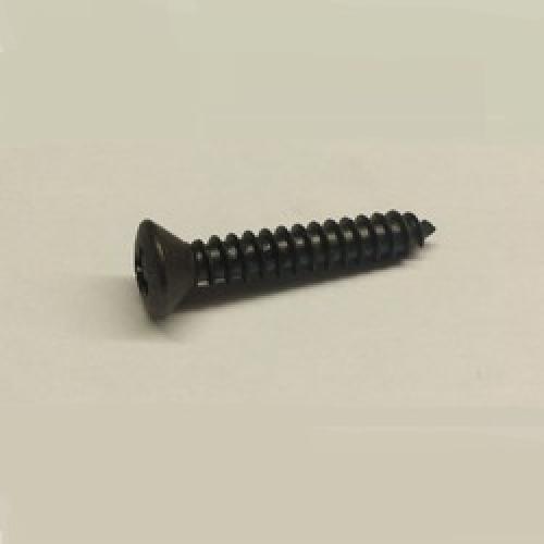 No8  x 3/4   STEEL BLACK POZI RAISED  CSK S/TAPPER