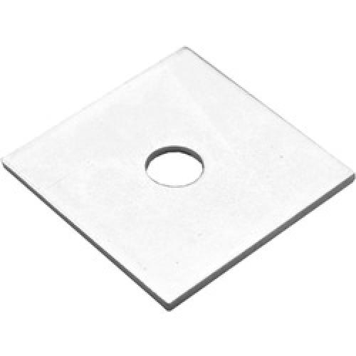 M8  x 50  x 3  SQU PLATE WASHER  M/S ZINC