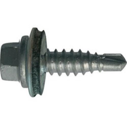6.3 x 22 STITCHING SCREW HEX HD No1pt + 16mm WASH