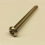 M6  x 30  ST/ST MT SCREWS  *6 LOBE PIN* BUTTON HD