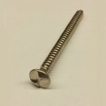 No8  x 3/4   CLUTCH HEAD  CSK WOODSCREW  M/S BZP