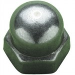 3/8   BSW DOME NUTS  M/S  S/COL