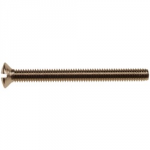 M3.5 x 50    BRASS NICKEL  SLOT RAISED CSK MT SCREW