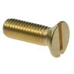 1BA      x 1     BRASS  SLOT CSK HD    MT SCREWS