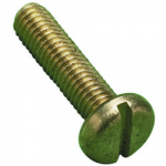 M4   x 8         BRASS  SLOT PAN HD    MT SCREWS