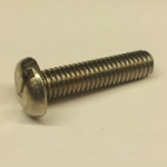 M4   x 25       *A4 ST/ST  SLOT PAN HD SCREW