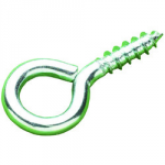 No10 x 45    SCREW EYES  M/S BZP