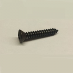 No8  x 1     STEEL BLACK SLOT RAISED  CSK S/TAPPER