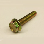 M6  x 20     M/S   BZP SERRATED FLANGE BOLT - FT