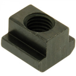 M10       TEE SLOT NUTS  STEEL BLACK      664-203