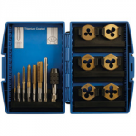 ALLOY STEEL TAP + DIE SET  METRIC - 13pc (Ref:4026)
