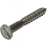 No14 x 2 1/2 M/S S/COL  SLOT CSK WOODSCREW