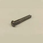 No8  x 2     M/S S/COL  SLOT ROUND HD WOODSCREW
